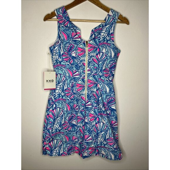 Lilly Pulitzer x Target Blue Shift Dress Women's Size 4 New FLAWED READ - Picture 10 of 12